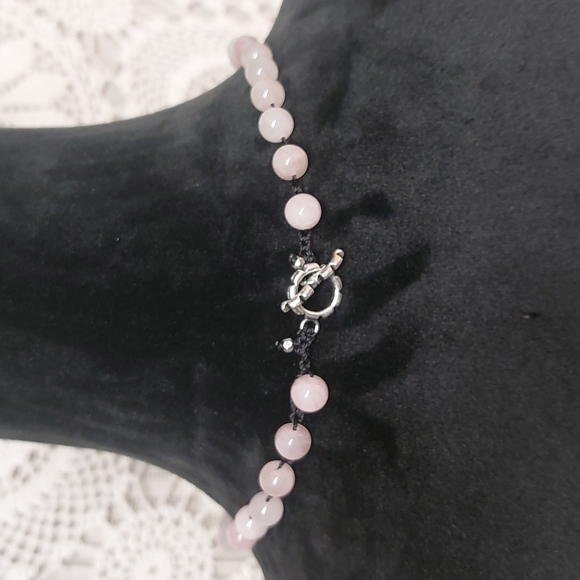 Rose Quartz, Crystal Necklace, Pink Handcrafted by Rust Belt Raised - Picture 4 of 15